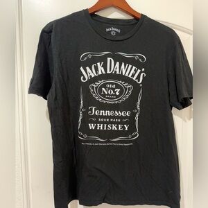 Jack Daniels Black Short-Sleeve Tennessee Whiskey Graphic Tee